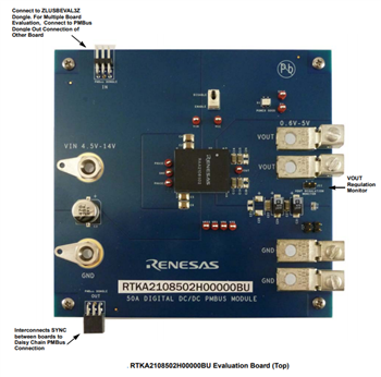 Renesas Electronics RTKA2108502H00000BU评估板