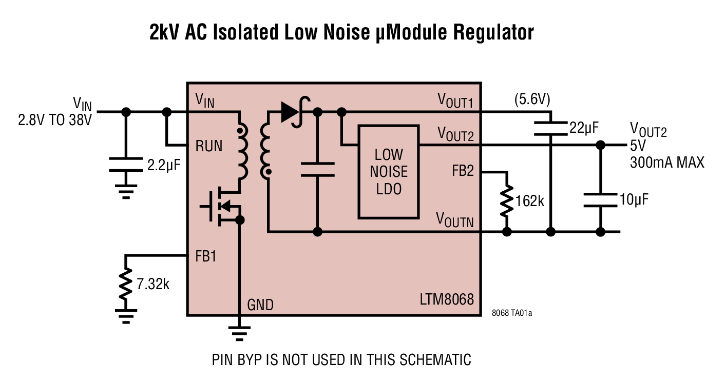 LTM8068 Typical Application