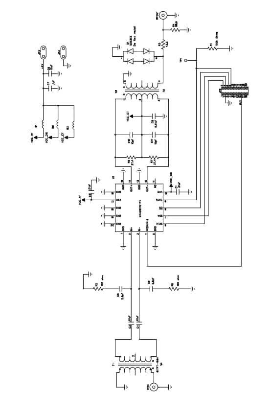 Schematic - Maxim Integrated MAX3521评估套件