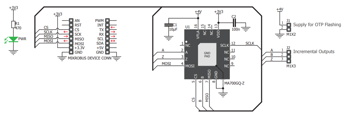 Schematic - MikroElektronika Angle 2 click板 (MIKROE-2338)