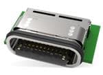 TE Connectivity IPX8防水USB Type C板载插座