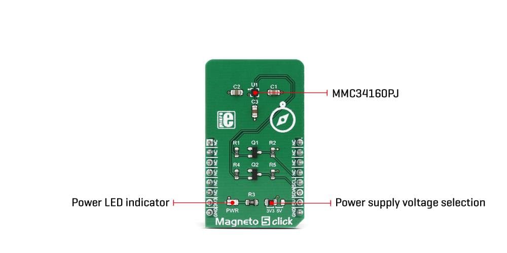 MikroElektronika Magneto 5 click板