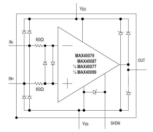 Block Diagram - Maxim Integrated MAX40079MAX40087Ŵ