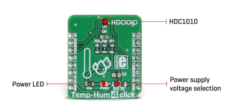 MikroElektronika MIKROE-2938 Temp-Hum 4 click board™