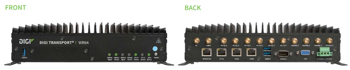 Digi International TransPort® WR64双蜂窝LTE-Advanced路由器