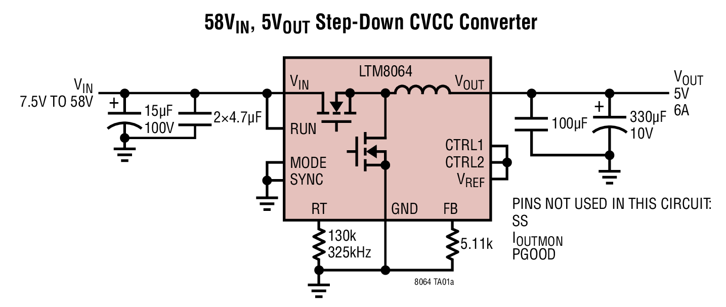 LTM8064 Typical Application